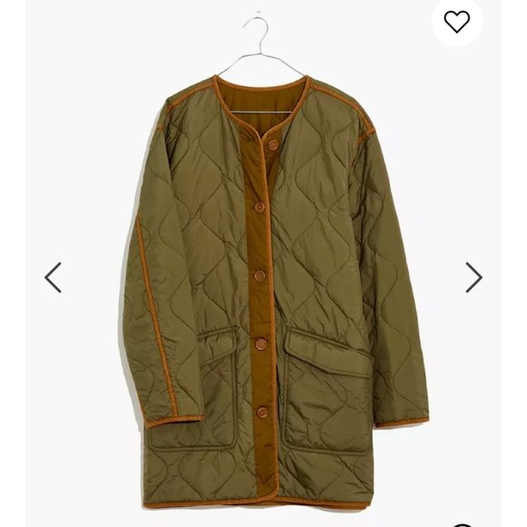 Madewell Reversible Quilted Liner Jacket MA286 XS - Picture 3 of 8